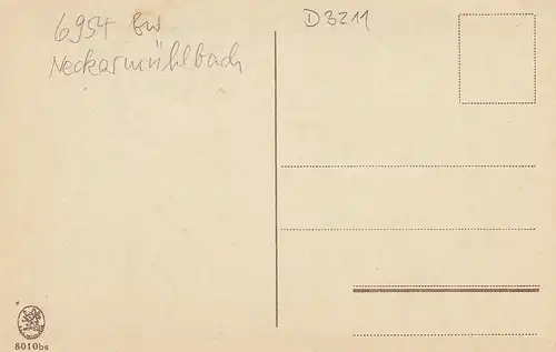 Neckarmühlbach Schloss Guttenberg ngl D3211