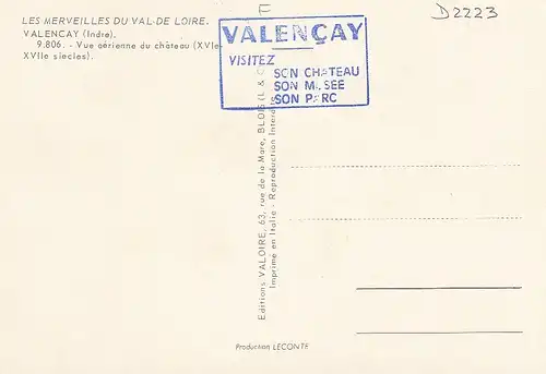 Val de Loire Valency Le Château ngl D2223