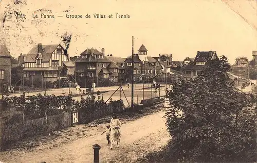 La Panne - Groupe de Villas et Tennis gl1925 149.386