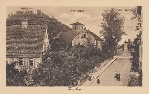 Weinsberg Württ. Weibertreu Kernerhaus Kernerdenkmal ngl D6273