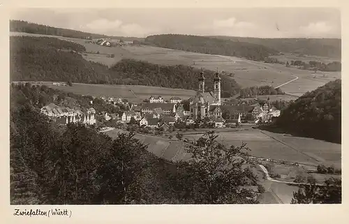 Zwiefalten (Württ.) Panorama mit Kloster ngl D6283