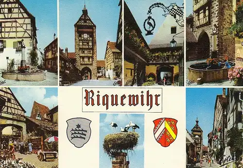 Riquewihr (Haut Rhin) Mehrbildkarte gl1970 D9026