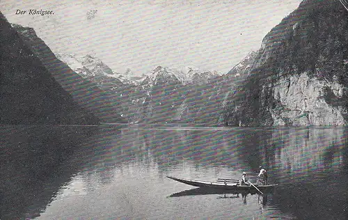 Königssee bei Berchtesgaden gl1911 D2297