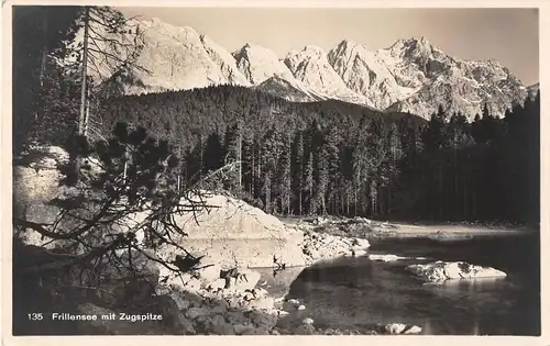 Frillensee mit Zugspitze gl1926 153.347