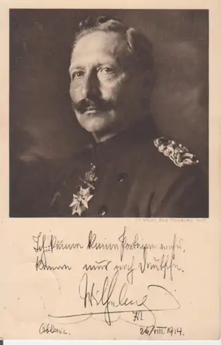 Kaiser Wilhelm II. Portrait gl1914 221.707