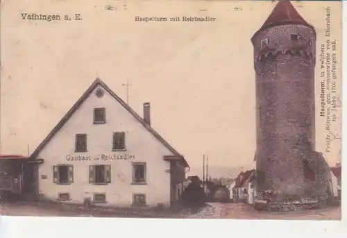 Vaihingen an der Enz Haspelturm und Gasthaus ngl 223.760