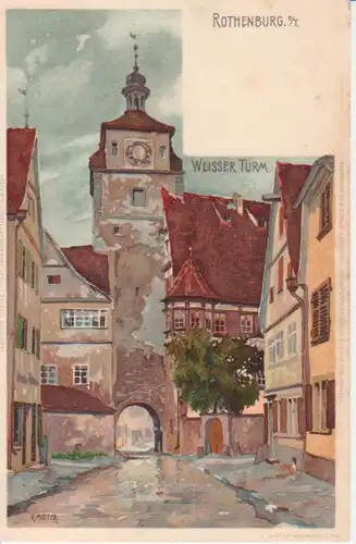 Rothenburg - Weißer Turm ngl 219.618