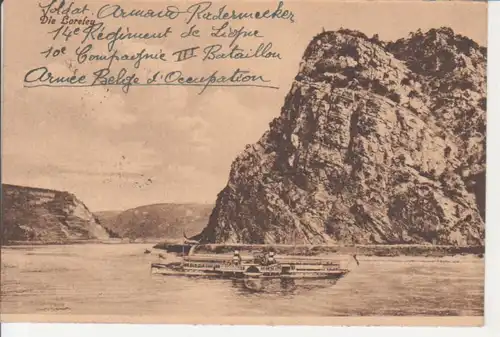 Loreleyfelsen bei St. Goarshausen feldpgl1920 219.431