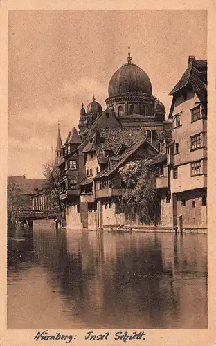 Nürnberg Insel Schütt mit Synagoge ngl 148.784