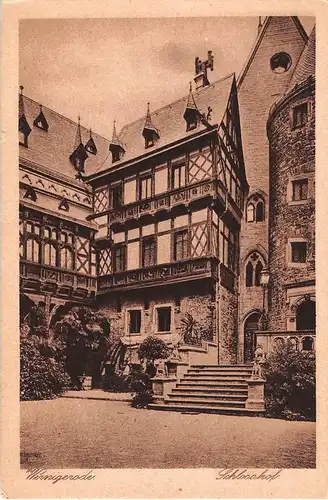 Wernigerode im Harz Schlosshof ngl 153.489