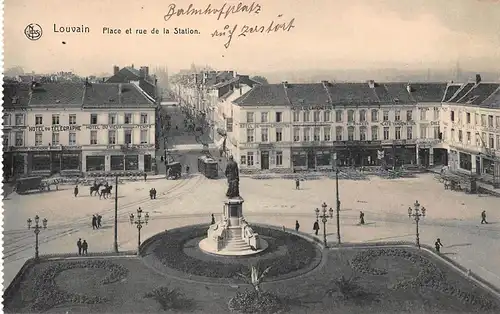 Louvain Place et rue de la Station ngl 149.515