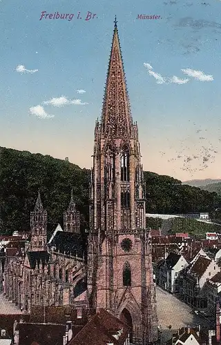 Freiburg i.Br. Münster gl1913 D2407