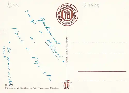 Telegramm aus München ngl D4622