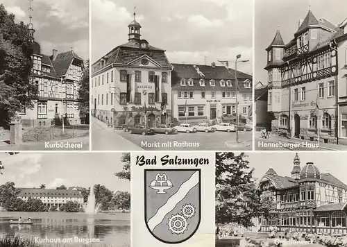 Bad Salzungen Mehrbildkarte gl1973 D4676