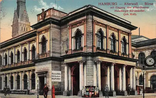 Hamburg Alterwall Börse Eingang zum Börsenkeller gl1912 149.213