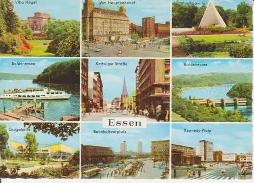 Essen (Ruhr) - Teilansichten Mehrbildkarte gl1969 220.063