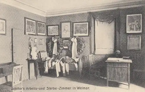 Weimar Schiller's Arbeits- u.Sterbezimmer ngl D3355