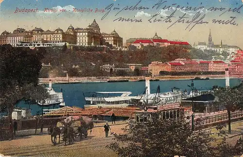 Budapest Királyi vár - Königliche Burg gl1916 149.998