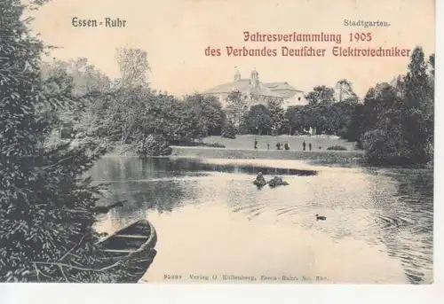 Essen (Ruhr) - Stadtgarten, Jahresversammlung 1905 ngl 220.076