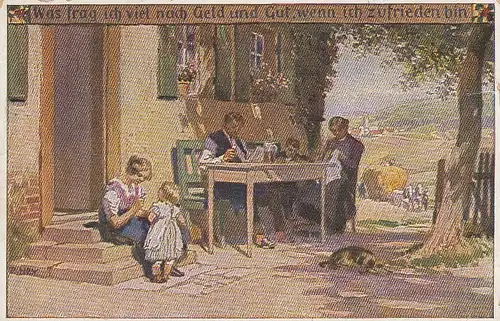 PAUL HEY Was frag ich viel nach Geld und Gut gl1919 D3598