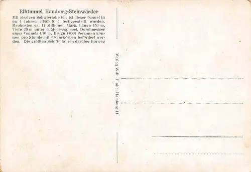 Hamburg Elbtunnel über und unter der Erde ngl 149.301