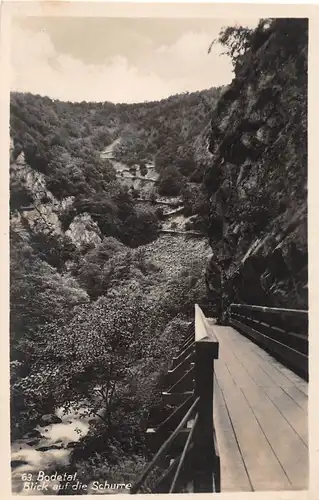 Bodetal Blick auf die Schurre ngl 154.450