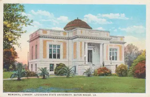 Baton Rouge LA - State Unsiversity, Memorial Library ngl 220.188