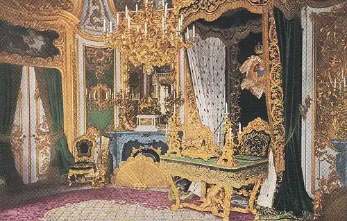 Ettal, Schloß Linderhof, Arbeitszimmer ngl D9348