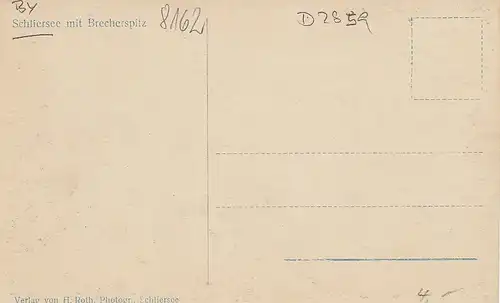 Schliersee mit Brecherspitz ngl D2859