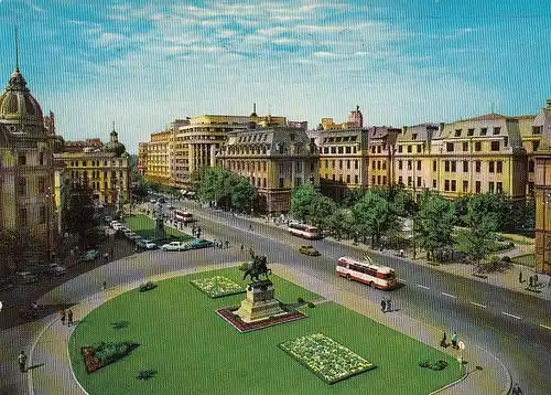 Bukarest Platz der Universität gl1966 D7932