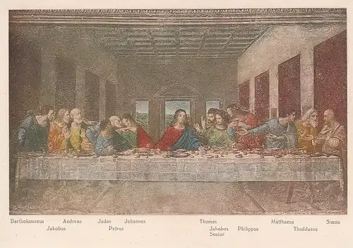 LEONARDO DA VINCI L'Ultima Cena ngl D7033