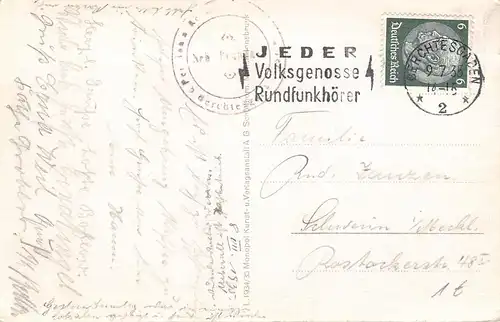 Berchtesgaden Maria-Gern mit Untersberg gl1935 154.675