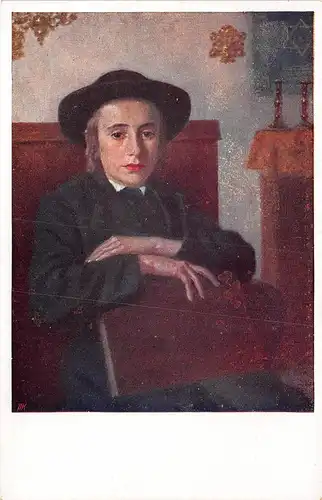 Israel: Künstlerkarte Porträt eines Juden ngl 148.836