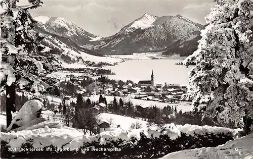 Schliersee mit Jägerkamp und Brecherspitze gl1979 153.853