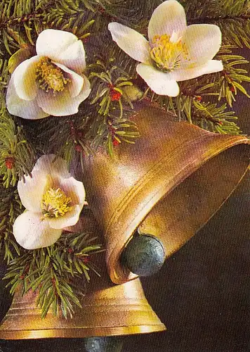 Christrosen und Glocken ngl D7199