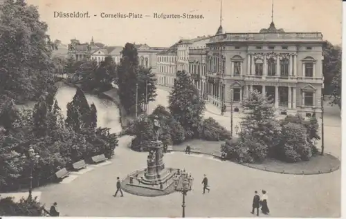 Düsseldorf Corneliusplatz Hofgartenstraße gl1910 219.786