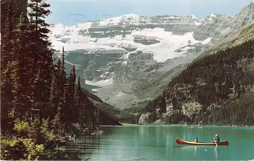 Canadadian Rockies Lake Louise a.Victoria Glacier Banff Nat. Park gl1961 153.902