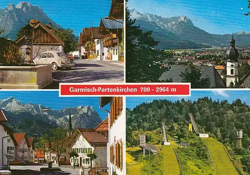 Garmisch-Partenkirchen Mehrbildkarte gl1990 D5153