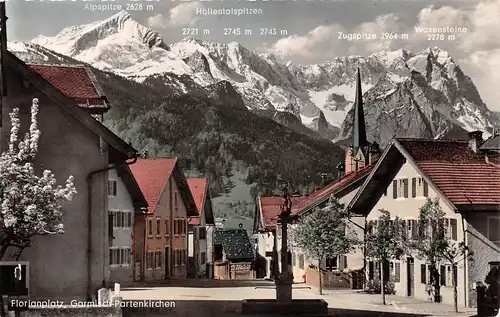 Garmisch-Partenkirchen - Floriansplatz gl1960 154.835