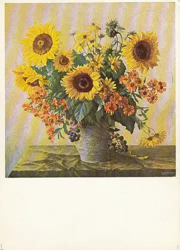 CARL BERNDT Sonnenblumen gl1968 D7347