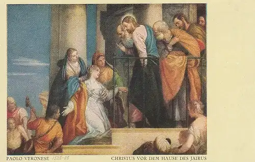 PAOLO VERONESE Christus vor dem Hause des Jairus ngl D4021