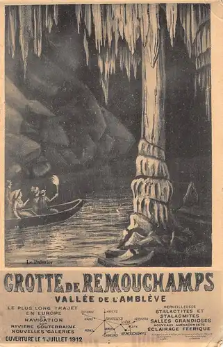 Grotte de Remouchamps Vallée de l'Amblève ngl 149.566