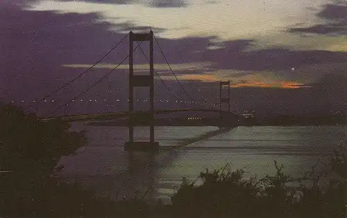The Severn Bridge by Night ngl D3419