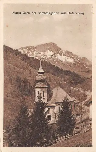 Berchtesgaden Maria-Gern mit Untersberg ngl 154.886