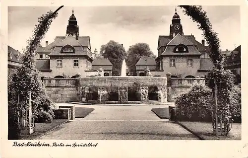 Bad Nauheim Partie im Sprudelhof gl1952 154.035