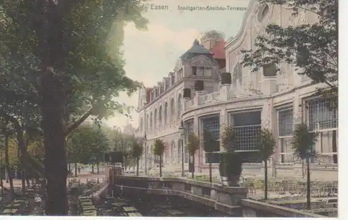 Essen (Ruhr) - Stadtgarten Saalbau Terrasse gl1907 220.095