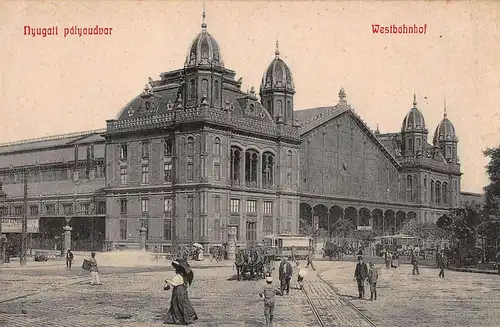 Budapest Nyugati pályaudvar Westbahnhof ngl 149.744