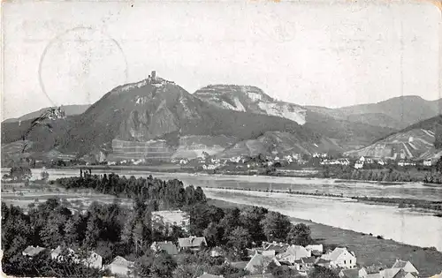 Der Rhein Siebengebirge und Drachenfels gl1910 154.053