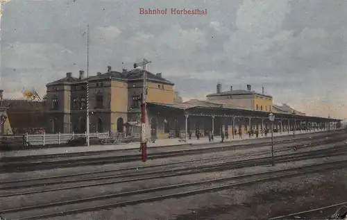 Herbesthal Bahnhof feldpgl1918 149.446