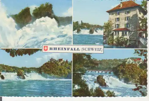 Der Rheinfall bei Schaffhausen 4 Bilder gl1961 222.539
